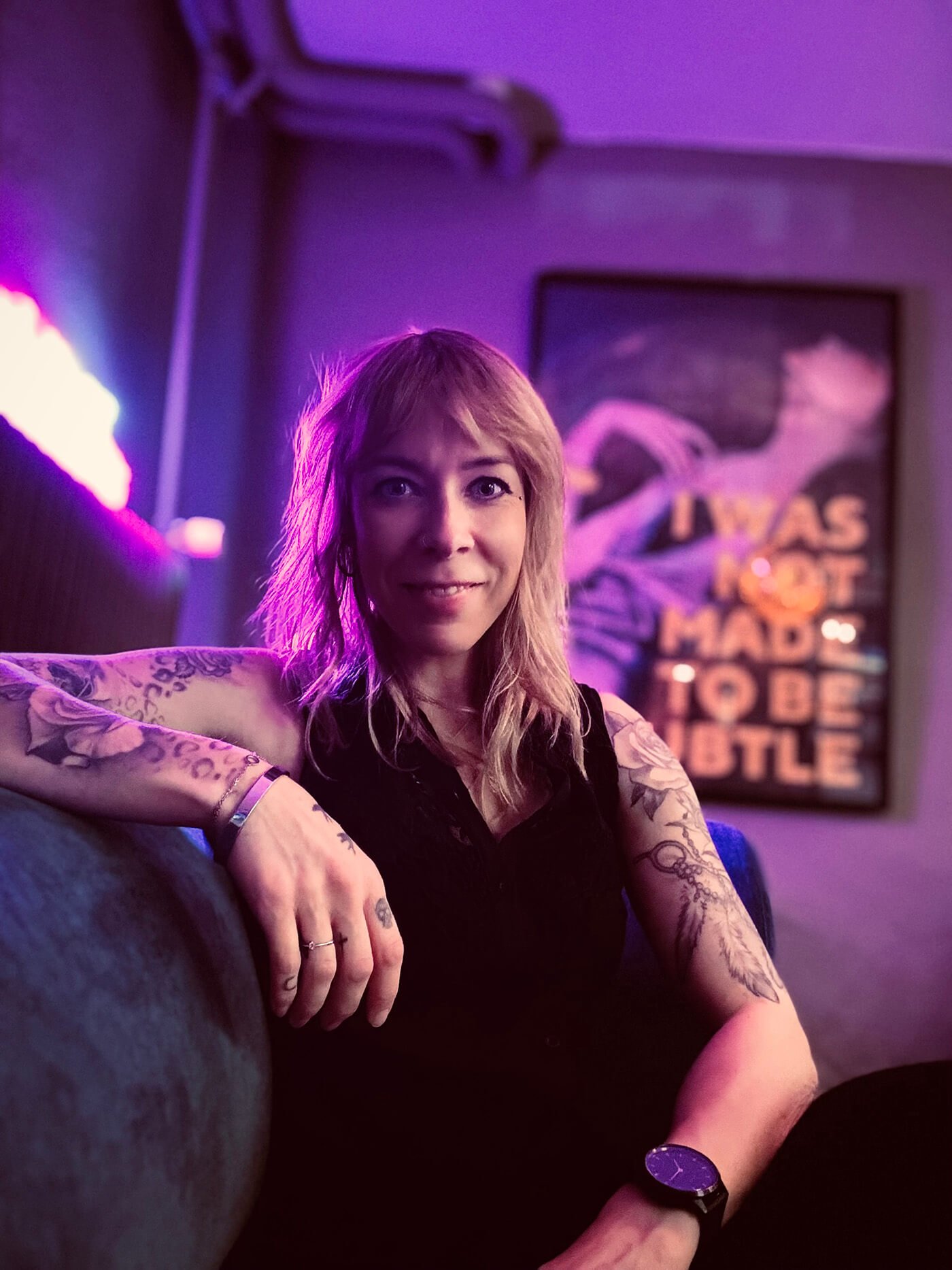 Anna på LE ART. Salong i Växjö